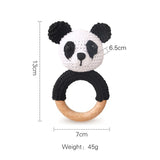 Lionessliz™️ Panda bamboo baby bed bell 2 - lionessliz